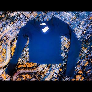 NWT Abercrombie & Fitch long sleeve crop top